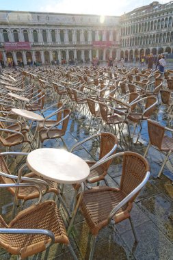 Venedik'te 'Piazza San Marco' adlı meydan, 4 Mayıs, İtalya 2018