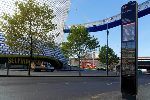 Fermata Dell Autobus Park Street Vicino Bullring Birmingham Ottobre Regno — Foto Stock