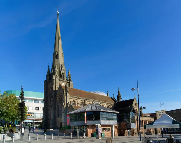 Igreja Saint Martin Birmingham Outubro 2020 — Fotografia de Stock