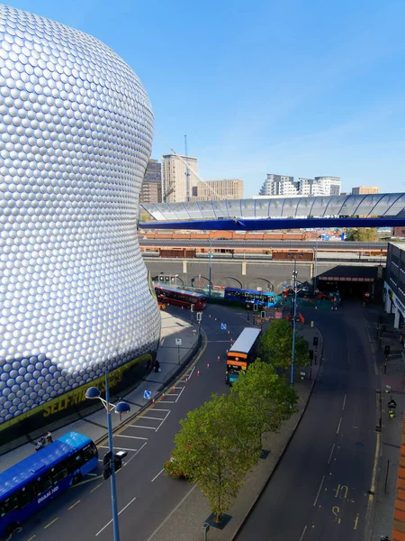 Vista Della Città Con Centro Commerciale Bullring Birmingham Ottobre Regno — Foto Stock