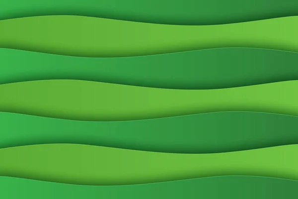 Fond Vert Abstrait Style Art Papier — Image vectorielle