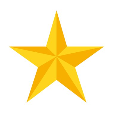 Vektör yıldız simgesi, sembol