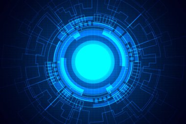 Soyut teknoloji dijital arka plan