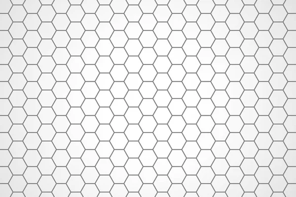 Hexagon Seamless Pattern Background — Stock Vector