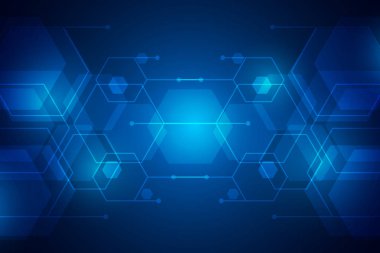 Soyut altıgen arkaplan, Teknoloji çokgeni