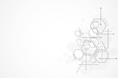 Soyut altıgen arkaplan, Teknoloji çokgeni