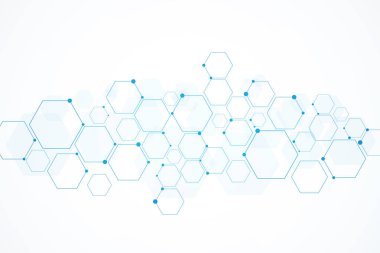 Soyut altıgen arkaplan, Teknoloji çokgeni