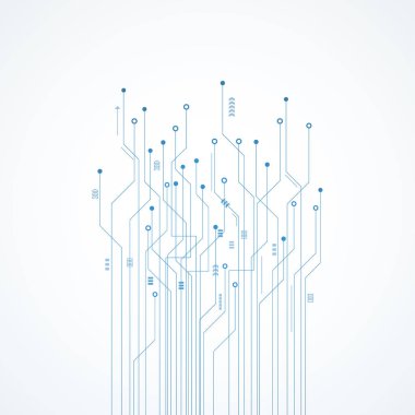 Soyut teknolojik altyapı, mavi devre kartı