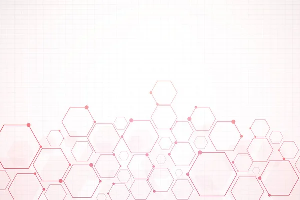 Абстрактный Красочный Шестиугольник Фон Технология Многоугольной Концепции — стоковый вектор