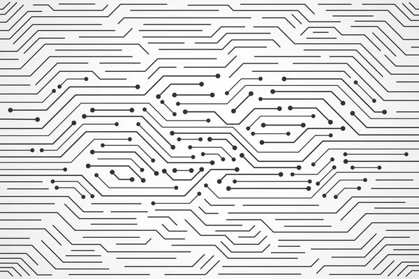 Technologie Abstraite Arrière Plan Circuit Imprimé — Image vectorielle