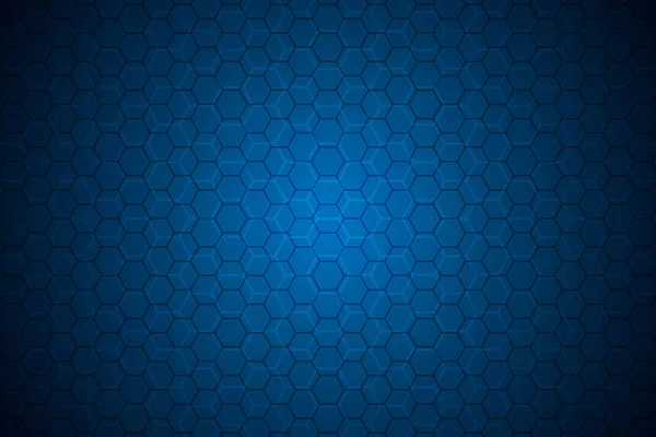 Abstrakt Modrý Šestiúhelník Pozadí Polygonální Koncept Technologie — Stockový vektor