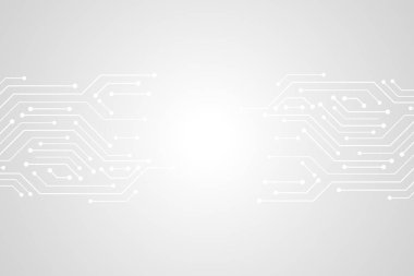 Soyut Teknoloji Arkaplanı, devre kartı deseni