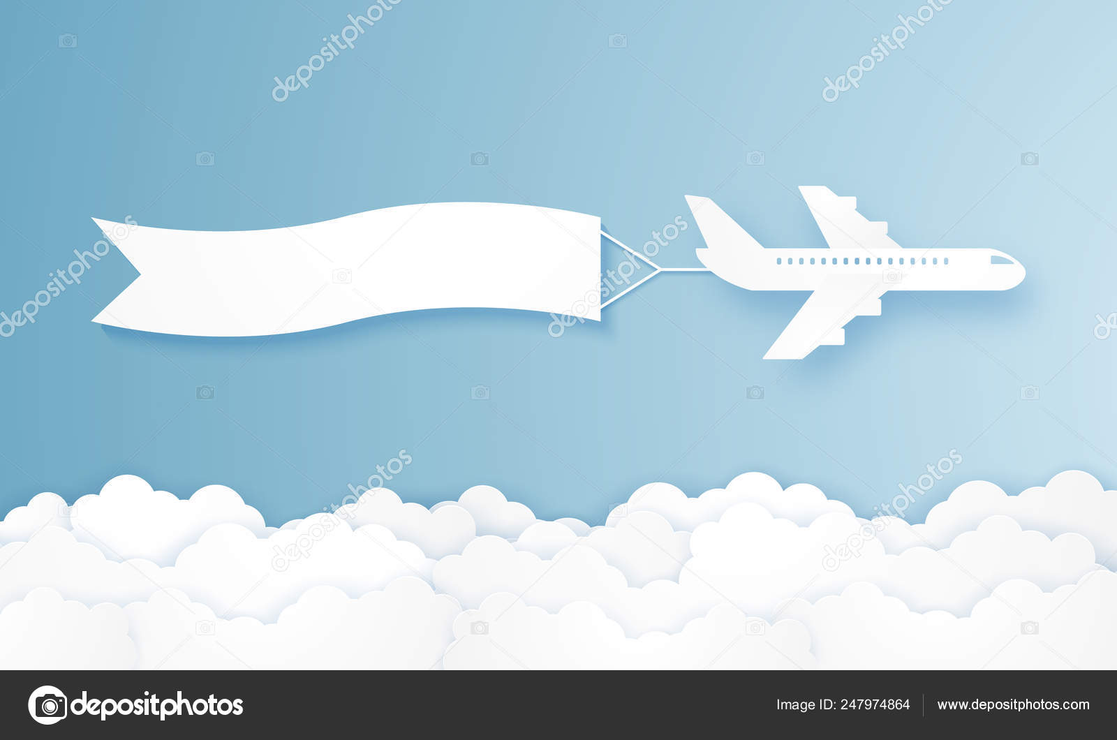 Download 93 Airplane Pulling Banner Vector Images Free Royalty Free Airplane Pulling Banner Vectors Depositphotos