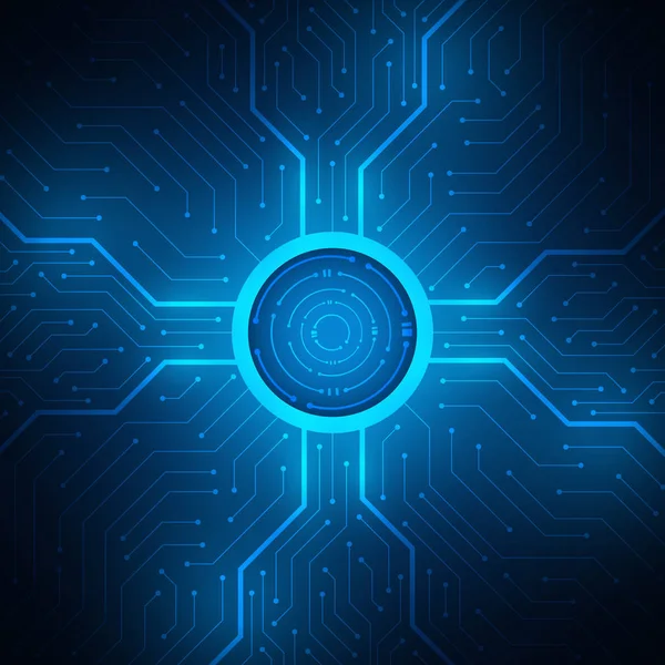 Microchip Teknolojisi Arka Plan, mavi devre kartı deseni