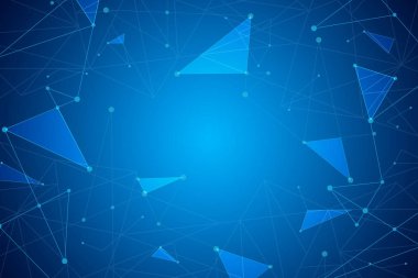 Soyut geometrik arka plan, bağlantı kavramı