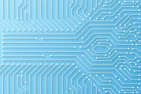 Technologie Abstraite Arrière Plan Circuit Imprimé — Image vectorielle