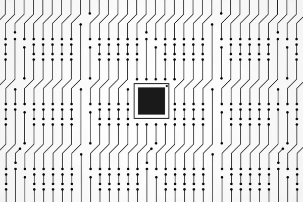 Fondo Tecnología Abstracta Patrón Placa Circuito — Archivo Imágenes Vectoriales