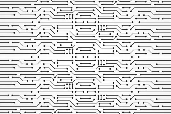 Technologie Abstraite Arrière Plan Circuit Imprimé — Image vectorielle