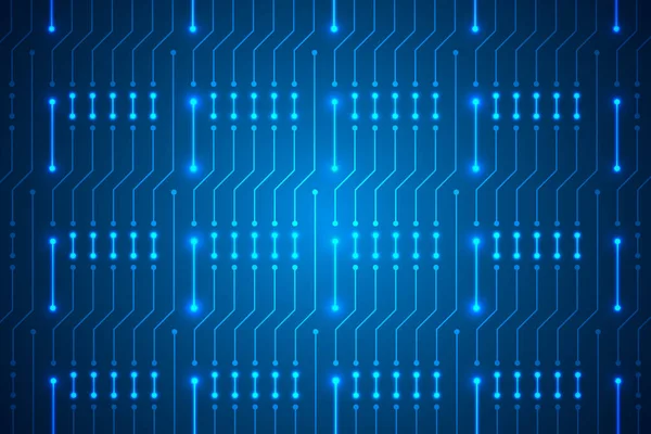 Fondo Tecnología Microchip Patrón Placa Circuito Digital Azul — Archivo Imágenes Vectoriales