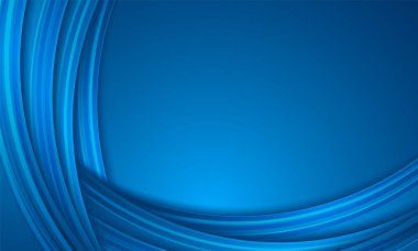 Soyut mavi arkaplan, dairesel örtüşme, eğri desen