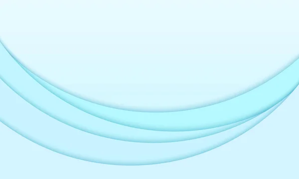 Résumé Fond Bleu Motif Ondulé Superposition Circulaire — Image vectorielle