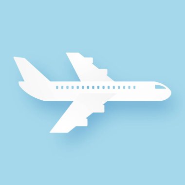 Uçak uçuşu, kağıt sanatı.