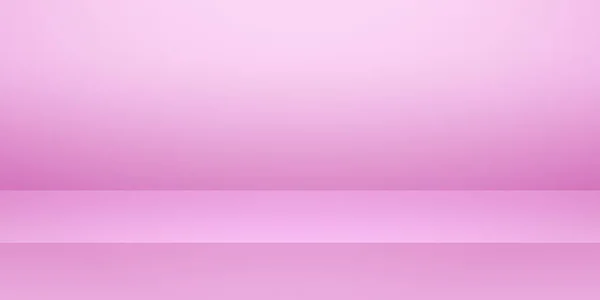 Розовая Пустая Комната Студии Фон Продукта Шаблон Макет Отображения — стоковый вектор