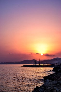 Playa del kalem, Mlaga günbatımı