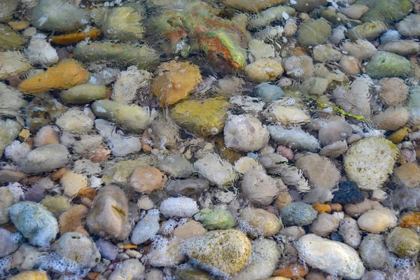 River stones, close up