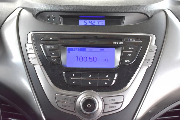 Car control panel of audio player and other devices