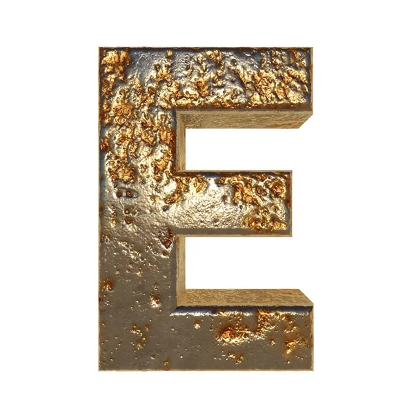 Rusted Metal Letter — Stock Photo, Image