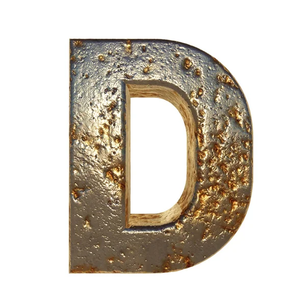 Rusted Metal Letter — Stock Photo, Image