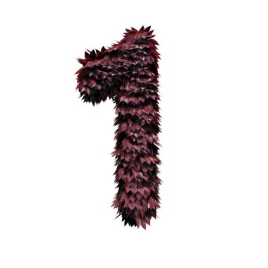 Yeşillik sayı 1, 3d render