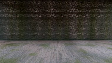 İç arka plan 3d render