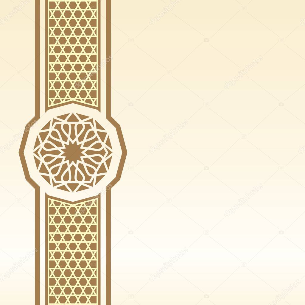 Islamic Greeting Background Illustration vector