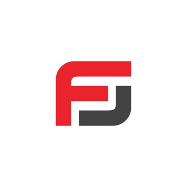 FS mektup Logo vektör. SF logosu