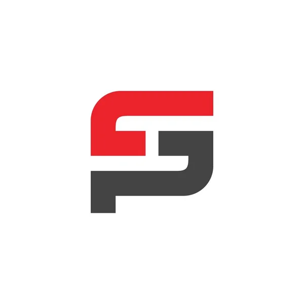 FS mektup Logo vektör. SF logosu
