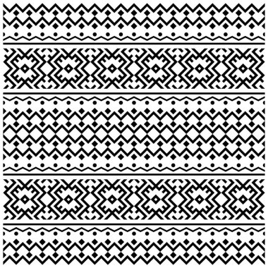 Kabile çizgili, pürüzsüz desen. Geometrik siyah beyaz arkaplan