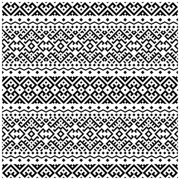 Modèle Ethnique Sans Couture Tribale Tapis Boho Design Aztèque Tissu — Image vectorielle