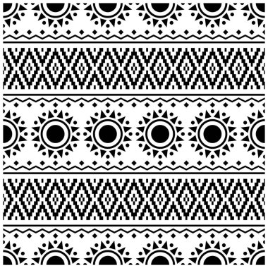 Etnik desensiz tekstil dijital baskı tasarım illüstrasyon vektörü