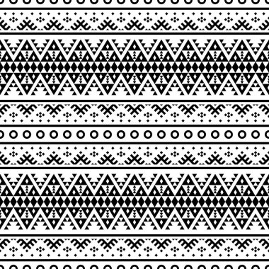 Geleneksel arkaplan için kusursuz Etnik Desen Çizim Çizim vektörü