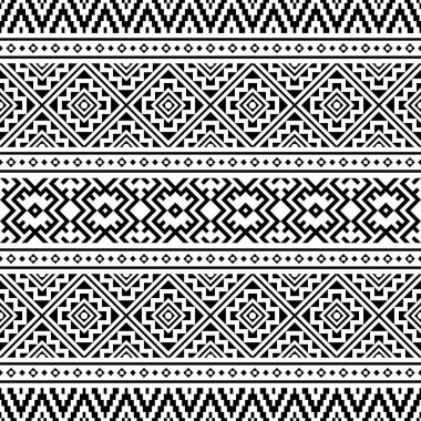 Geleneksel Aztek desensiz desen dokusu arkaplanı