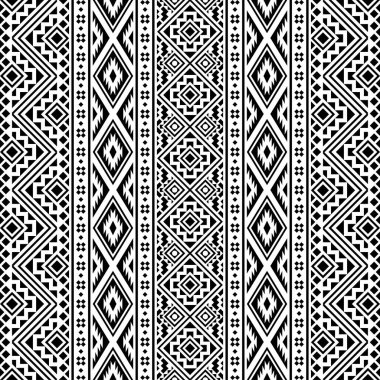 Kabile etnik desensiz desen tasarımı