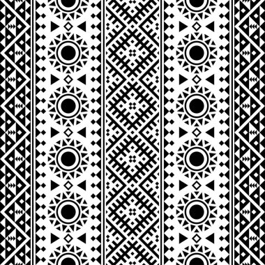 Kabile etnik desensiz desen tasarımı