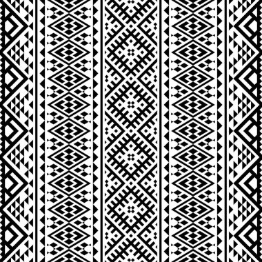 Doğal motif etnik desen arka plan tasarım vektörü