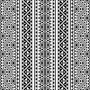 Kabile etnik desensiz desen tasarımı