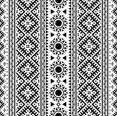 Kabile etnik desensiz desen tasarımı