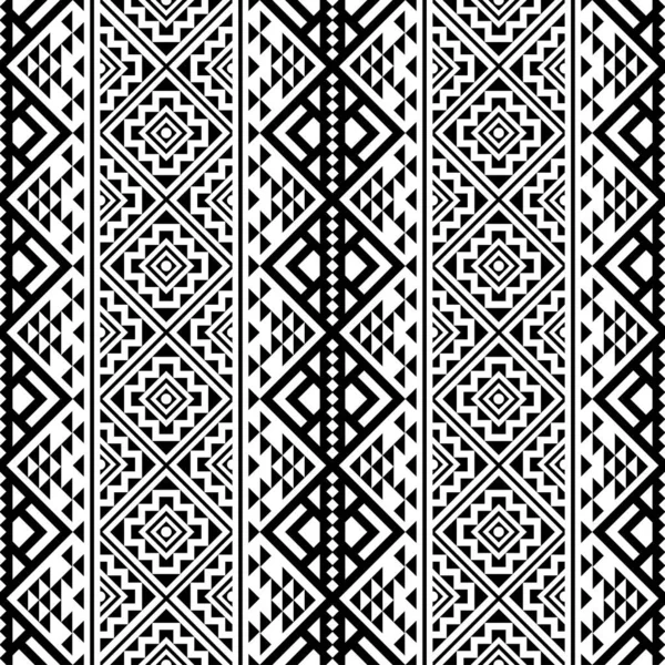 Nahtlose Ethnische Muster Textur Hintergrund — Stockvektor