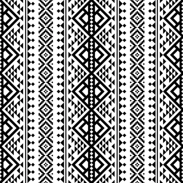 Tradicional Padrão Étnico Tribal Vetor Design Textura —  Vetores de Stock