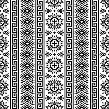 Kusursuz etnik model tasarım arka planı
